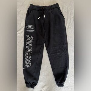 Under Armour Black Graphic Kids Joggers
